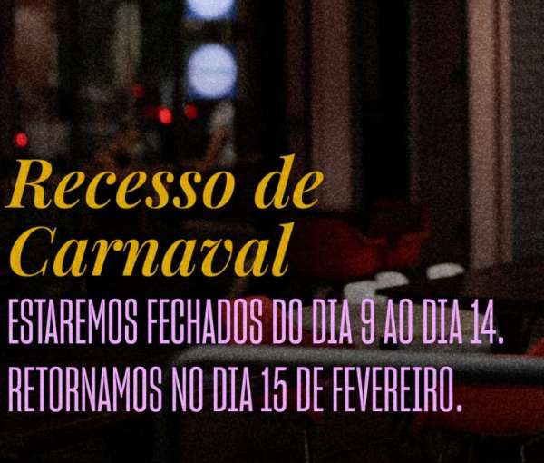 RECESSO DE CARNAVAL - 